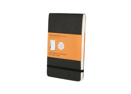 Ruled Reporter Soft Black Pocket